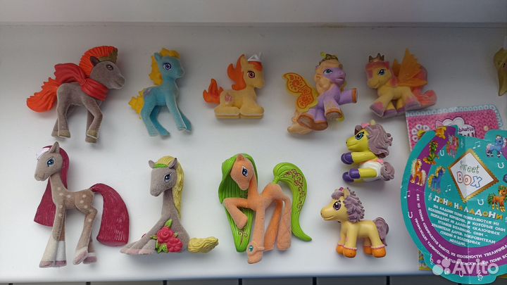 Фигурки лошадки, пони, единороги, дракончики