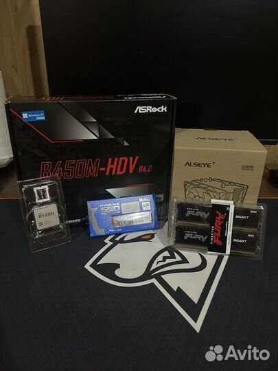 Новый Игровой Комлект Ryzen 5 5500