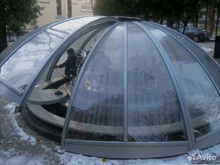 Зенитные фонари остекление