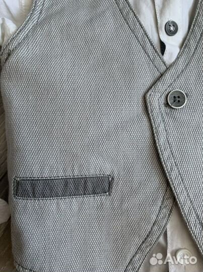 Костюм бомбический фирменный тройка 92-98 шикарный