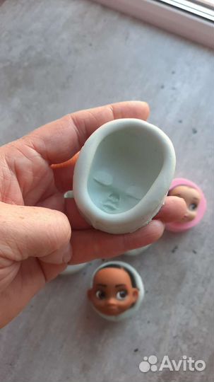 Молд силиконовый лицо