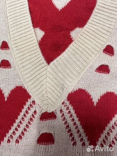 Жилет вязаный женский трикотажный