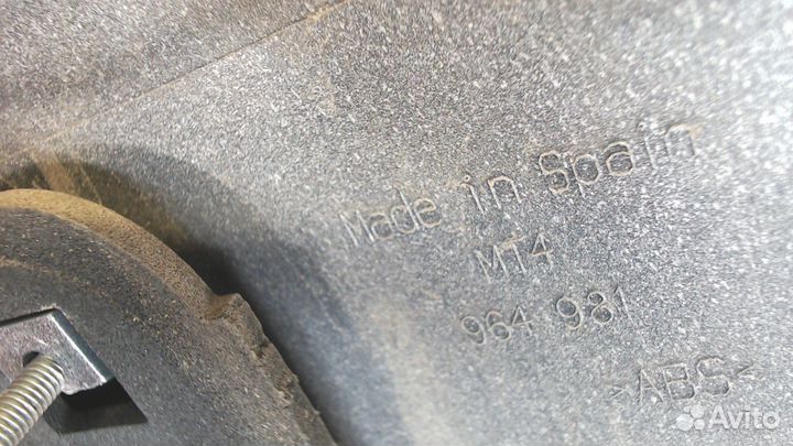 Накладка под номер Volkswagen Sharan, 2008