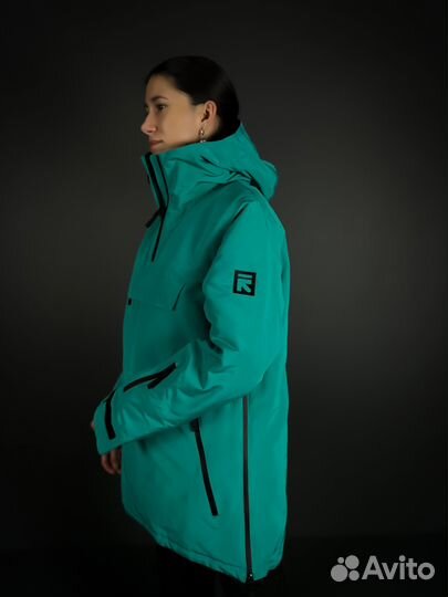 Анорак горнолыжный унисекс Running Rivere зелёный