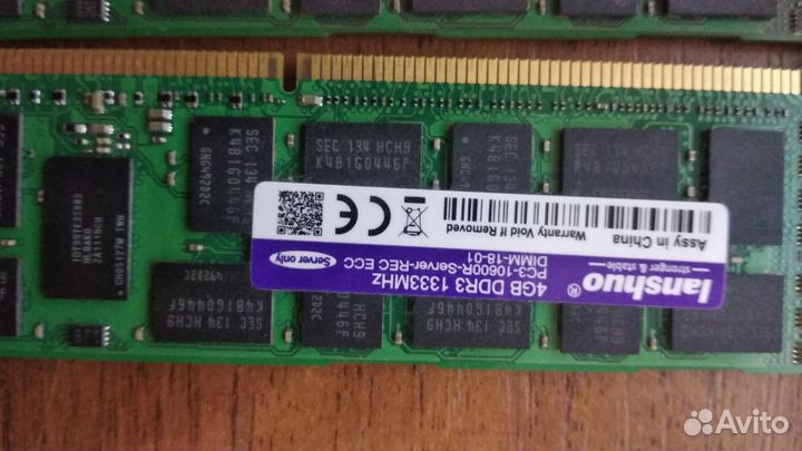 Оперативная память DDR3 ECC 4x4 GB
