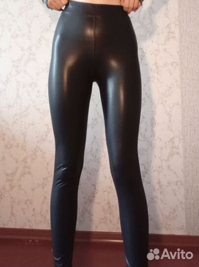 Легенсы кожаные