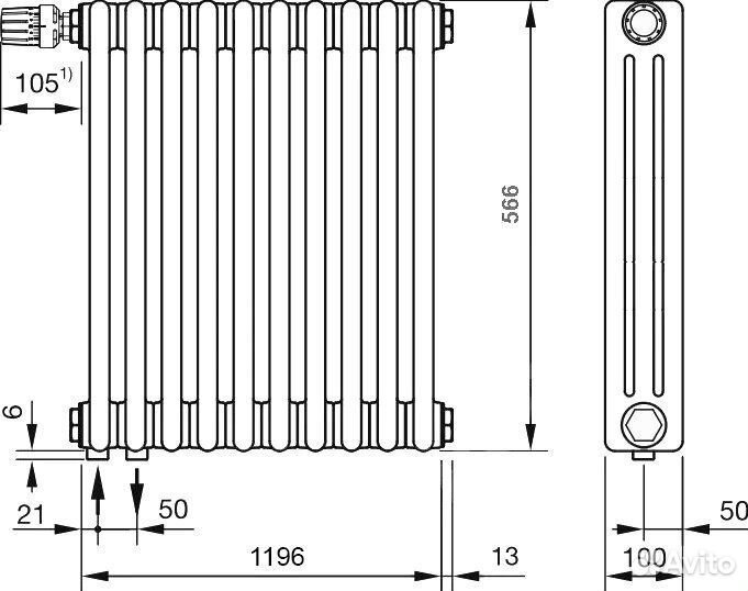 Радиатор стальной Zehnder Charleston Completto C30