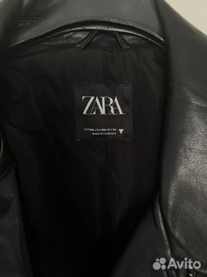 Куртка экокожа zara