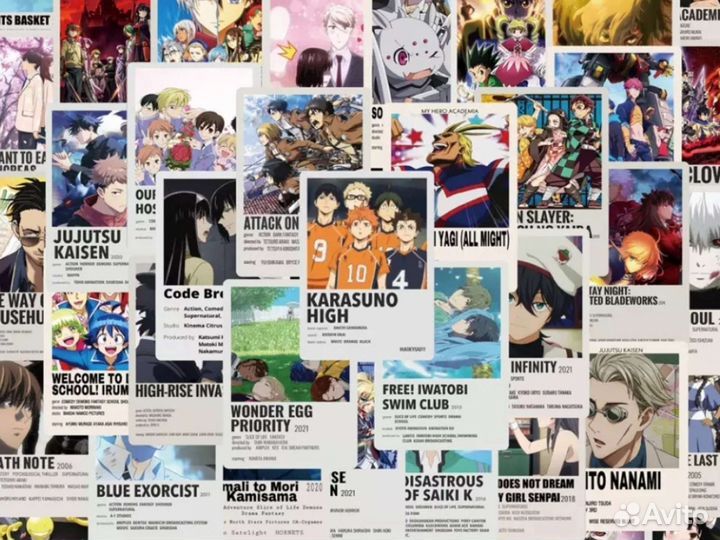 Наклейки аниме стикер