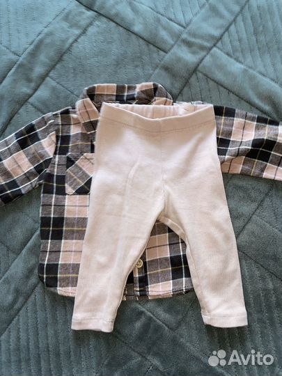 Рубашка и леггинсы h&m детские для девочки