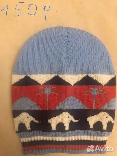 Новая шапочка на 2 годика