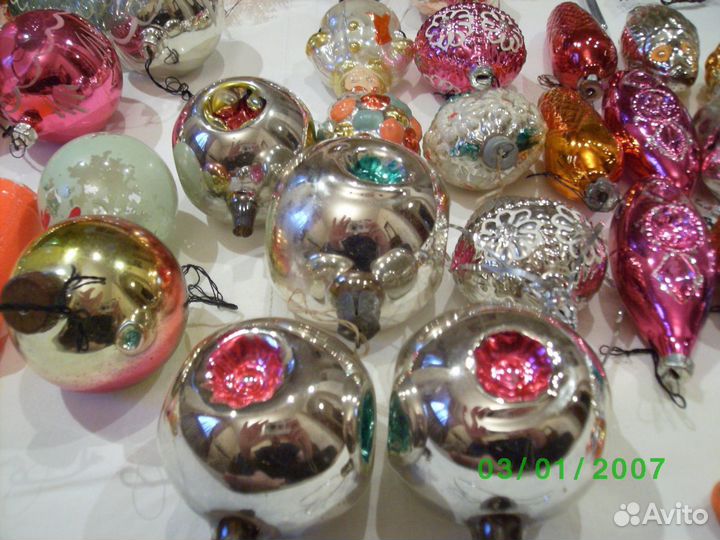 Елочные игрушки СССР