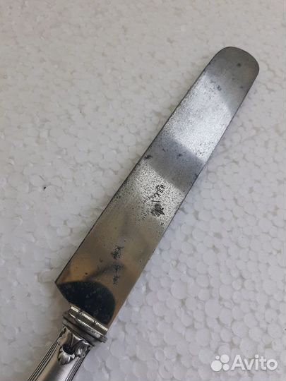 Нож антикварный серебро 84 Хлебников