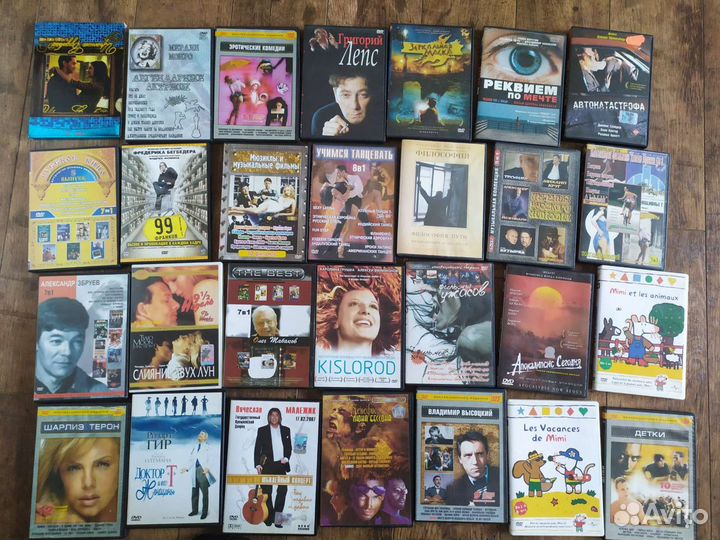 DVD диски: фильмы, музыка, концерты