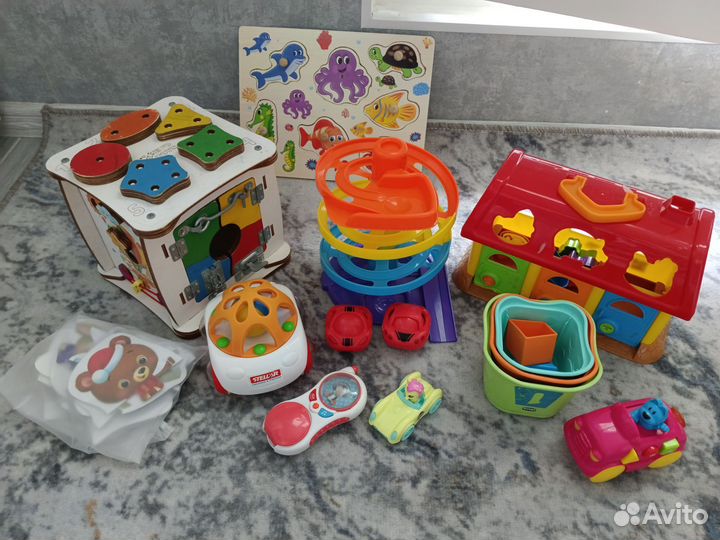 Развивающие игрушки бу пакетом