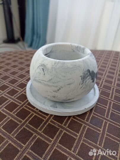 Кашпо со стабилизированным мхом