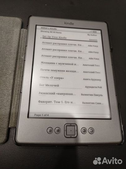 Amazon Kindle 4 в комплекте с обложкой