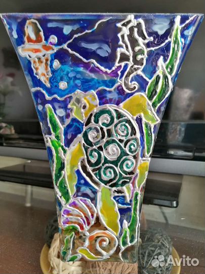 Ваза для цветов стекло