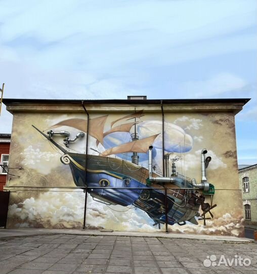 Художественная роспись стен и фасадов