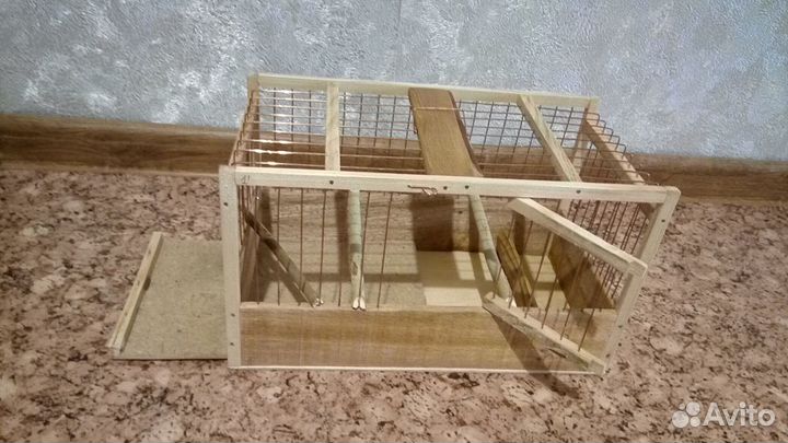 Клетка 32*16,5*16,5 дерево
