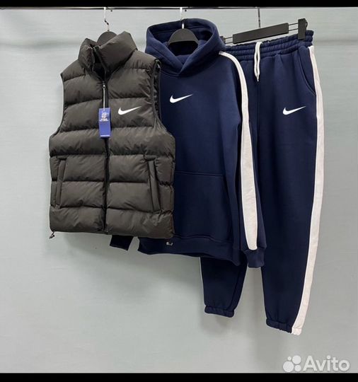 Костюм спортивный тройка Nike флисовый