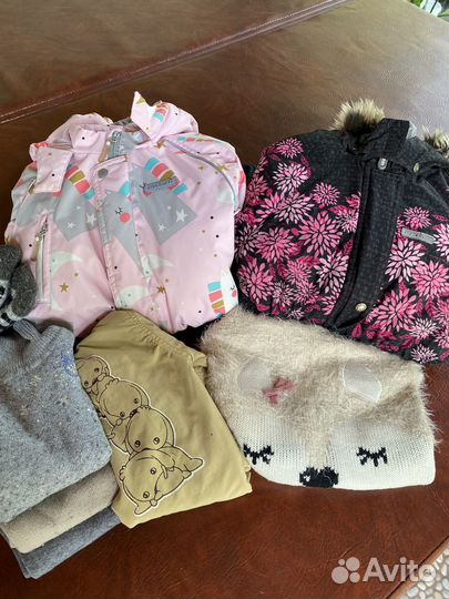 Вещи пакетом на девочку 98-104 kerry crokid