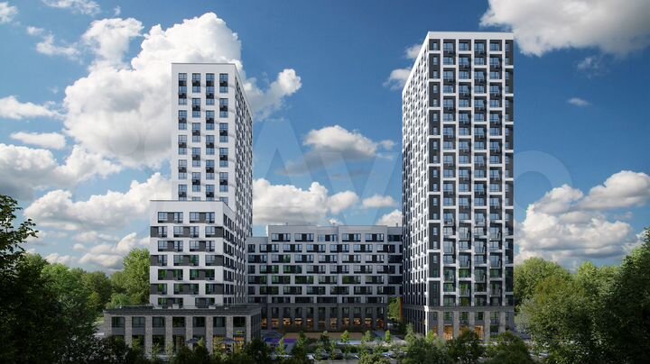 1-к. квартира, 38,2 м², 4/21 эт.