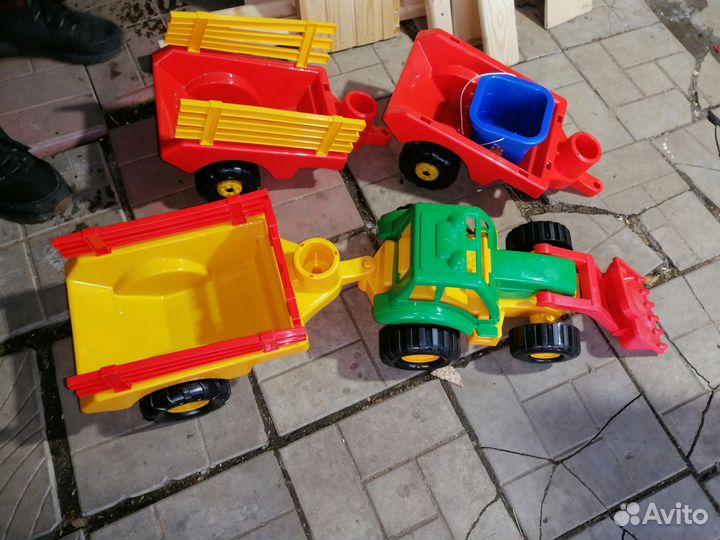Трактор, машинки детские для песочницы