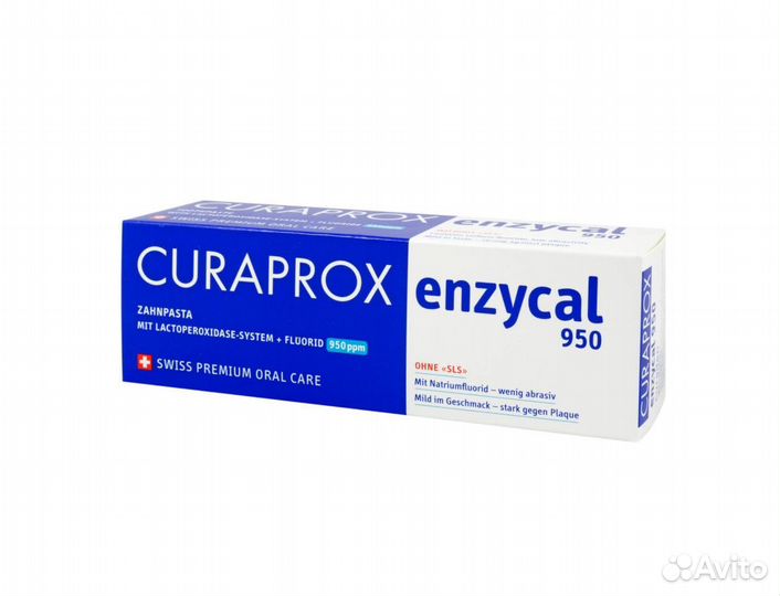 Зубная паста curaprox zero, enszycal 950