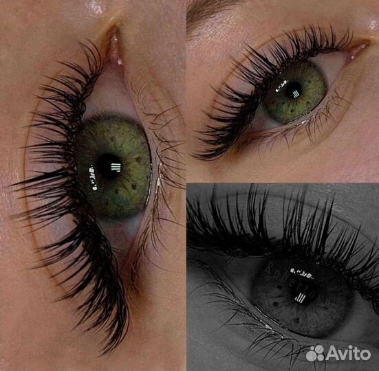 Наращивание ресниц, ламинирование бровей