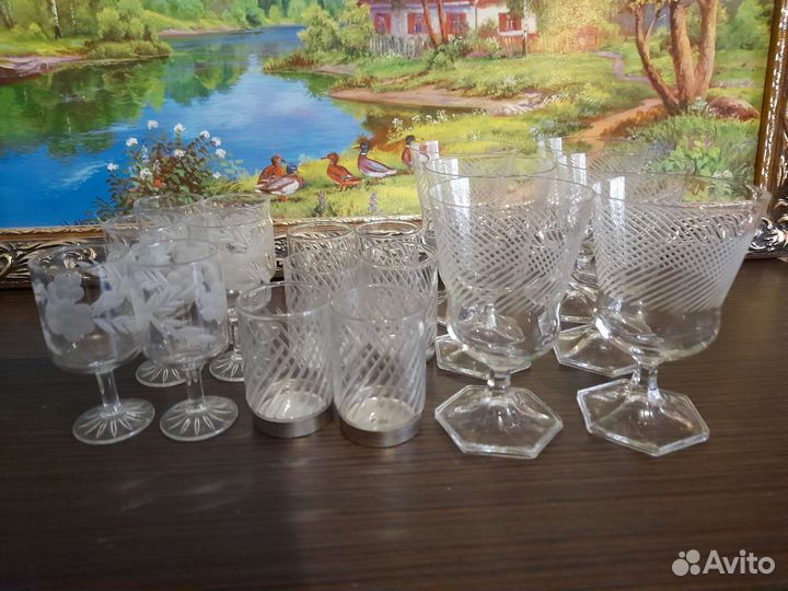 Бокалы и стопки СССР