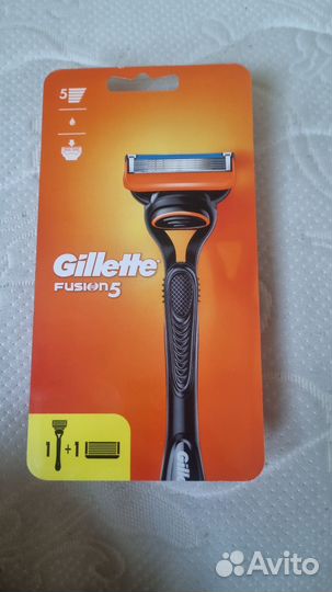 Бритва Gillette Fusion 5 (оригинал, 2 кассеты)