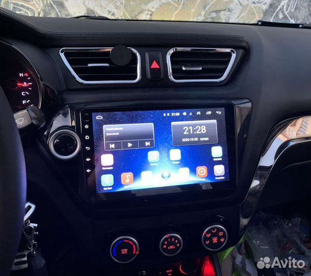 Магнитола для Киа Рио 3 на Андроиде,2011-2016