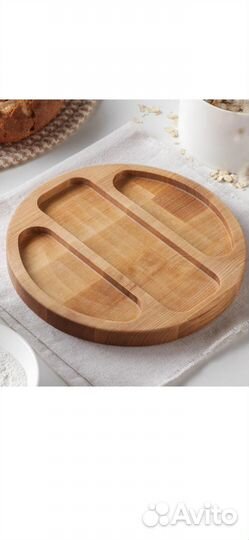 Менажница деревянная новая