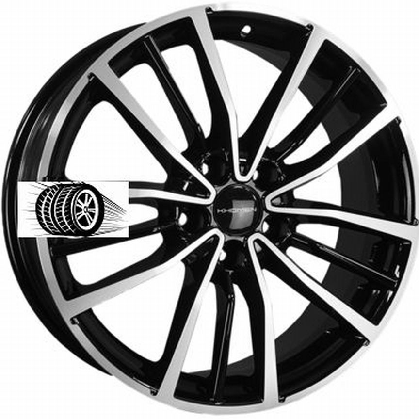 Литые диски Khomen Wheels 7×R18 5×108
