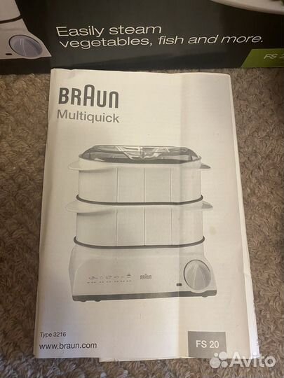 Пароварка Braun fs 20