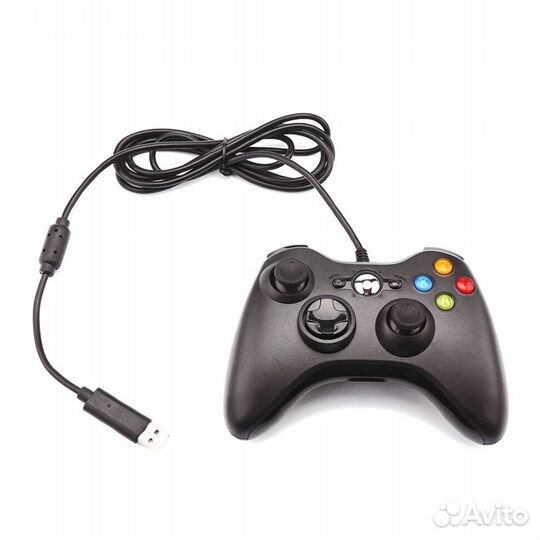 Джойстик проводной для Xbox 360 и компьютера