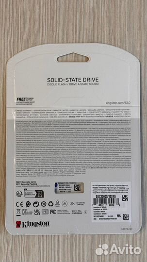 SSD Kingston 1 тб M.2 SKC3000S/1024G