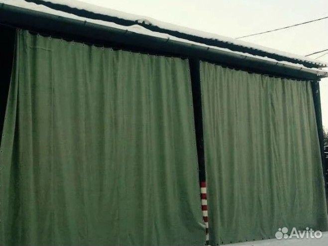 Шторы из брезента, оксфорда, пвх, отрез