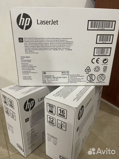 Картридж HP cf289y оригинал