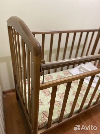 Кроватка 120х60 с матрасом