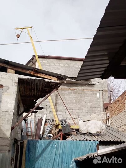 Под'емный стационарный кран 