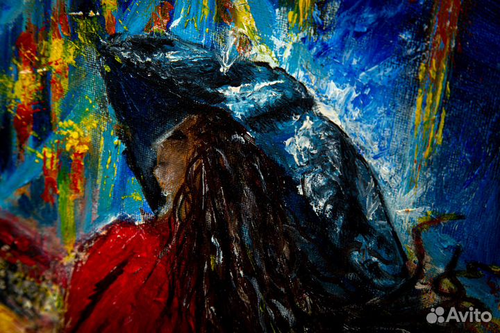 Картина маслом 50х40 см. «Променад»