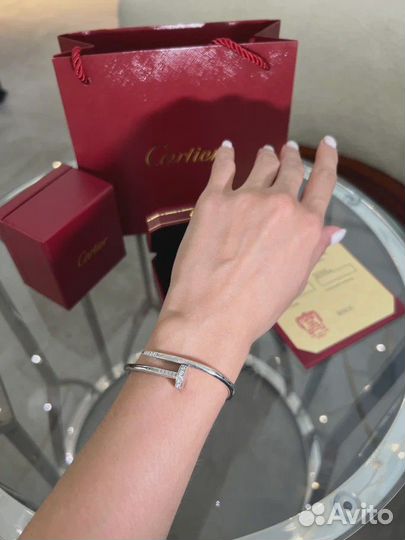 Браслет золотой Cartier гвоздь