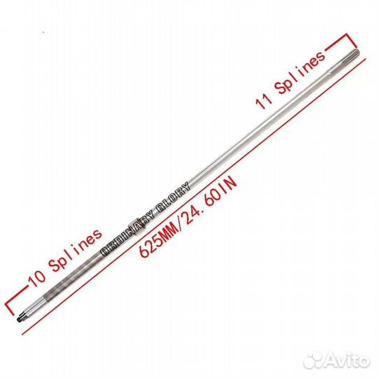 Вертикальный приводной вал для Ямаха 9.9-15л.с