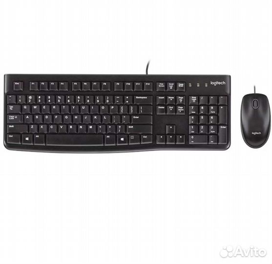 Комплект клавиатура + мышь Logitech Desktop MK120