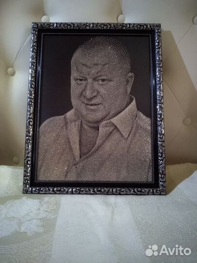 Портрет стразами