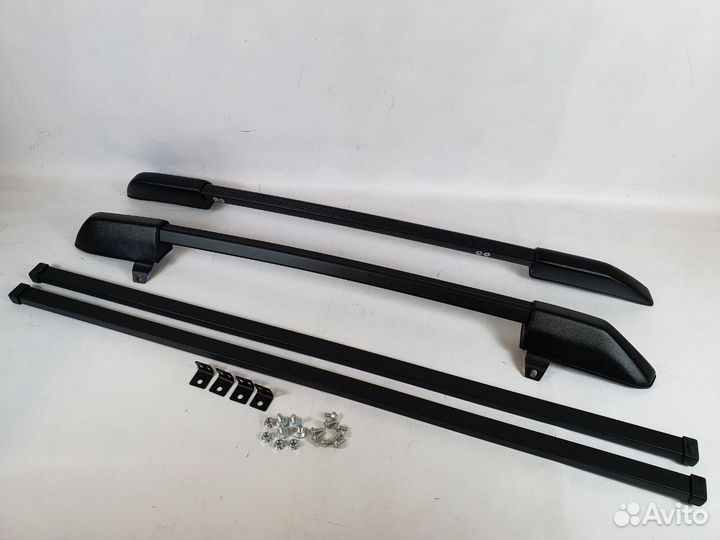 Рейлинги с поперечинами Гранта, Гранта Fl (черные)