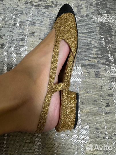 Туфли слингбэки chanel оригинал 39