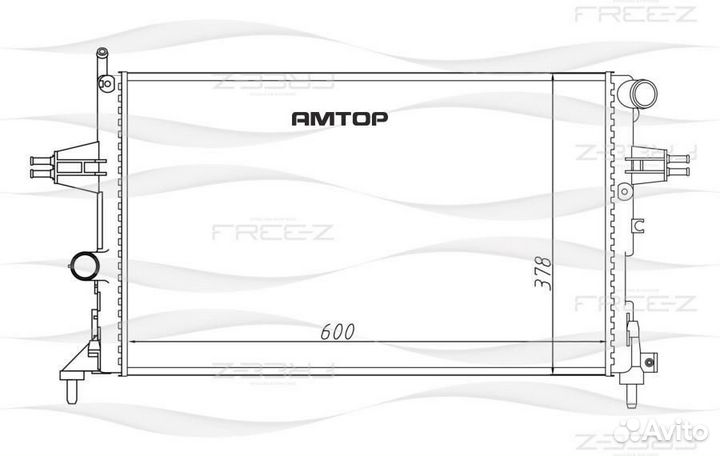 Free-Z KK0160 Радиатор охлаждения Free-z KK0160